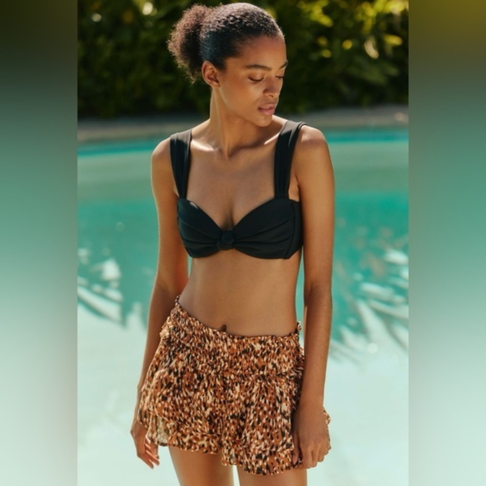 Anthropologie Celandine Boho Mini Skort